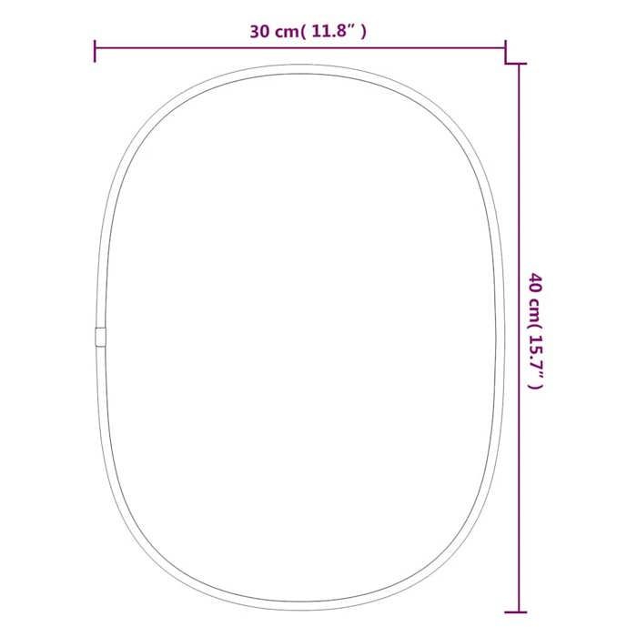 VidaXL Wall Mirror Makeup Vanity Cosmetic Bedroom Decoration Bathroom Living Room Interior Silver 348210