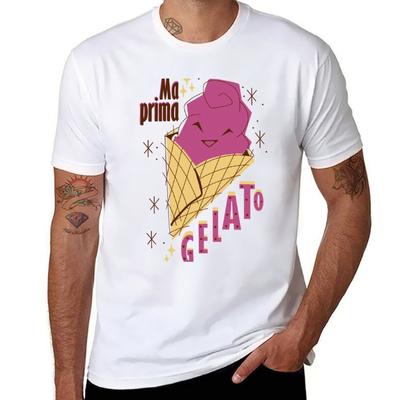But First Gelato TShirt Man T Shirts for Men Casual Man T Shirts Graphic TShirt