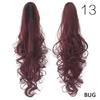 15 Colors Long Curly Claw Clip Drawstring Ponytail Hair Extensions Blond Hairpiece Wigs