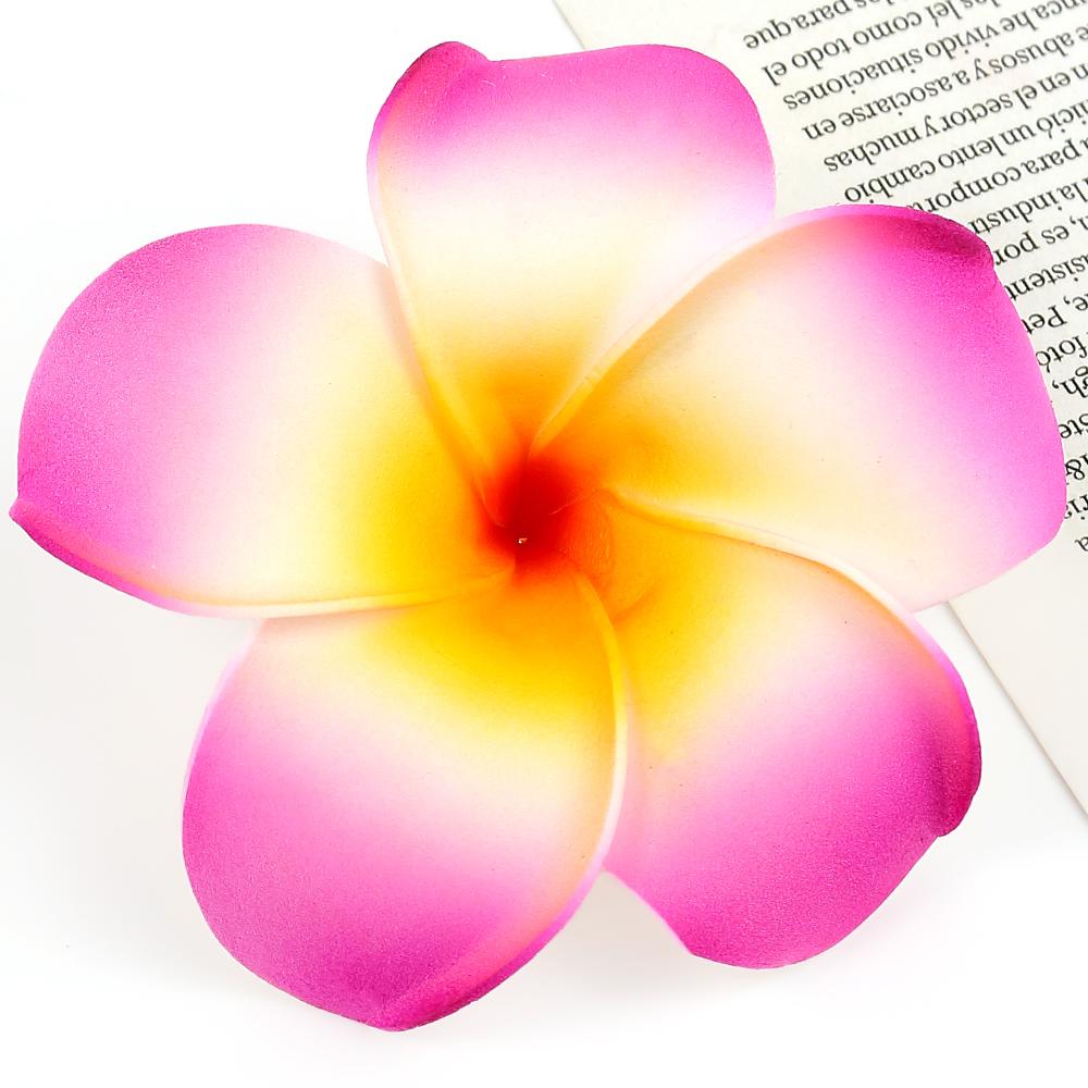 10PCs Foam Aritificial Flowers Heads For Home Decor Fake Flowers Hawaiian Beach Party Wedding Decoration Craft Gifts Accessories