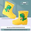 Kids' Non-slip Waterproof Cartoon Rain Boots with Drawstring