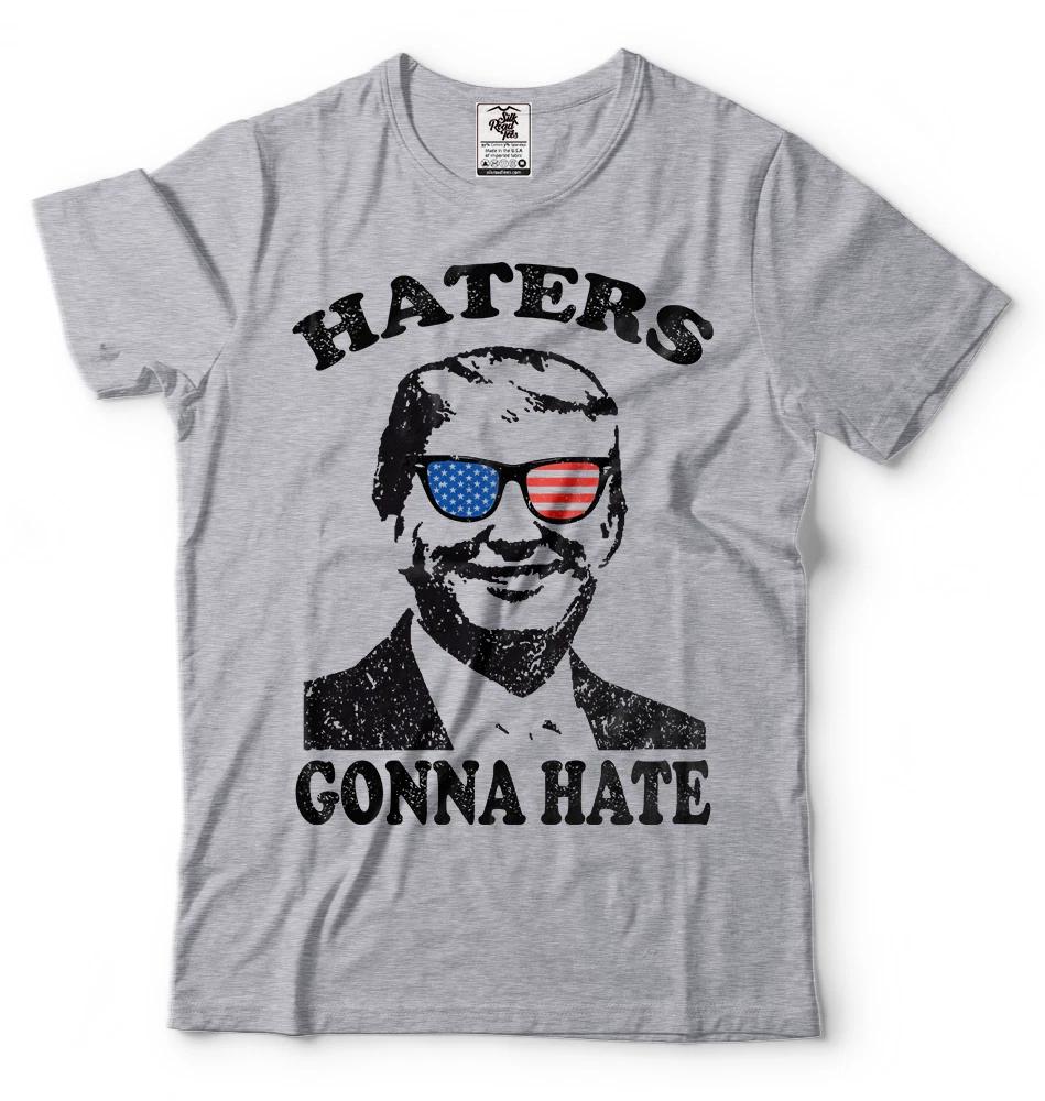 Donald Trump President Tshirt Funny 2024 Elections Haters Gonna Hate T shirt M