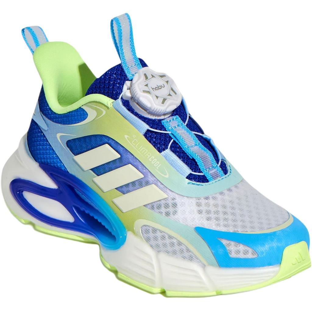 Adidas Climacool Slip Resistant, Abrasion Resistant, Rebound, Breathable Low top Running Shoes Shimmery Blue Kids' KI1885