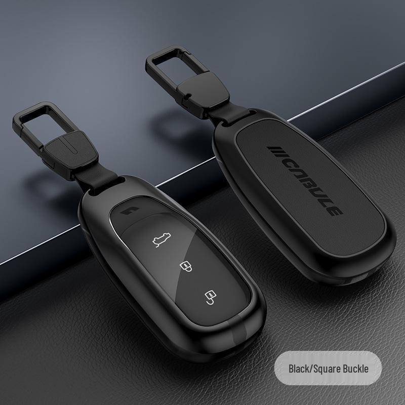 2020 Ideal One Key Case: Premium Metal & Leather, Full Coverage, Easy Install, No Screws.