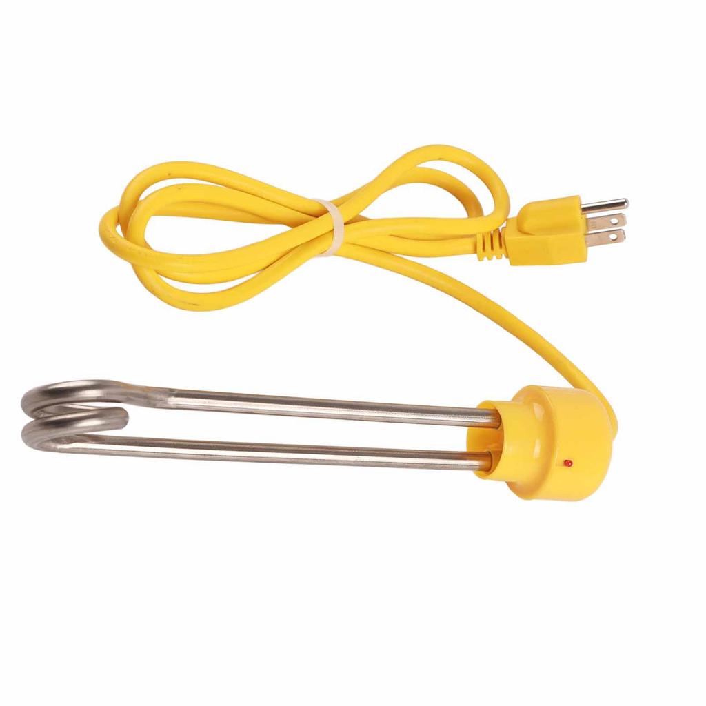 1000W Portable Stainless Steel Immersion Water Heater for Heating Coffee Tea Drinking 1.5m