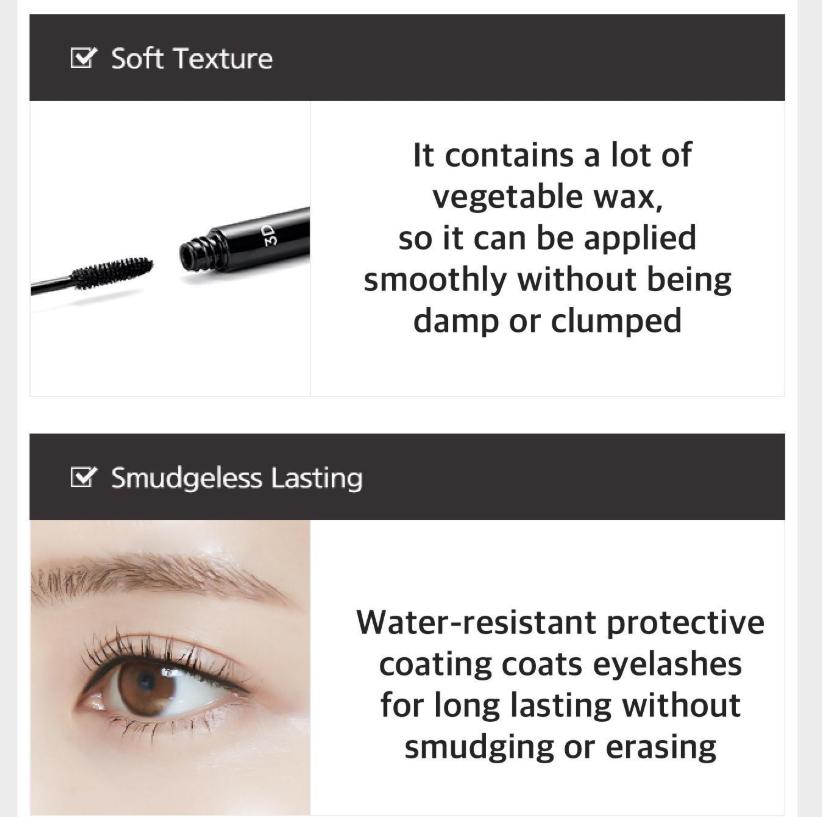 MISSHA 3D Mascara Black 7g