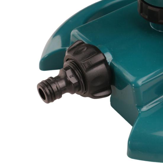 360-Degree Rotating Lawn Sprinkler with 3 Arm Design 3600 Square Feet Wider Coverage Garden Yard Sprinkler