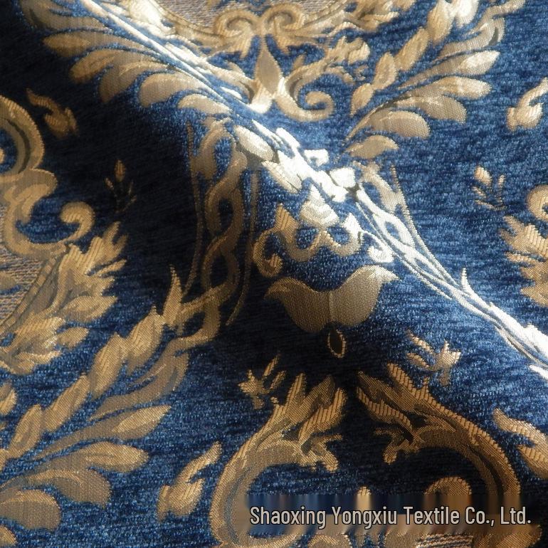 

Модная жаккардовая шенилловая ткань YX05-1358 - Плотная, крупная, для осени/зимы