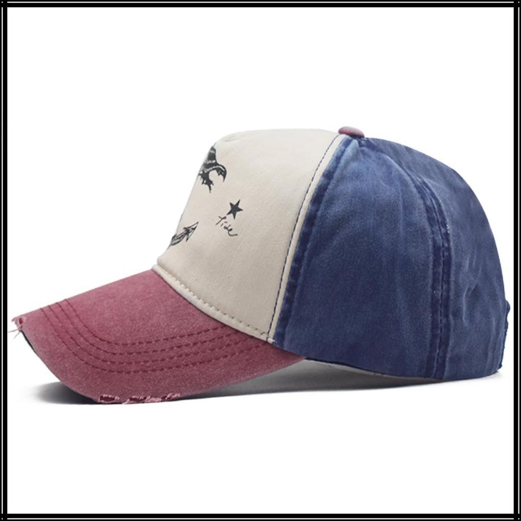 Baseball CZA443 [White Fang] Hat, Cap, Cap, Embroidered, Breathable, Sports, Adjustable, Outdoor, Stylish, Men's, Women's, (Navy)