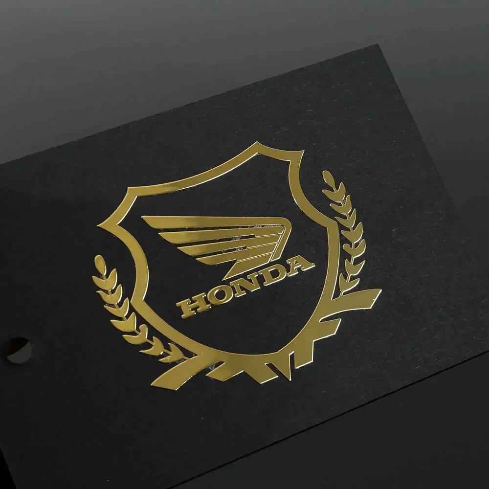 FPY1  Car Sticker Waterproof Modified Decorative for Honda Silver Gold Sticker Suitable for All Motorcycle Helmet Exhaust Pipe Decor