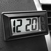 Car Digital Clock Mini Digital Clock Car Dashboard Clock LED Small Digital Clock Wall Date And Time Display Vehicle Adhesive