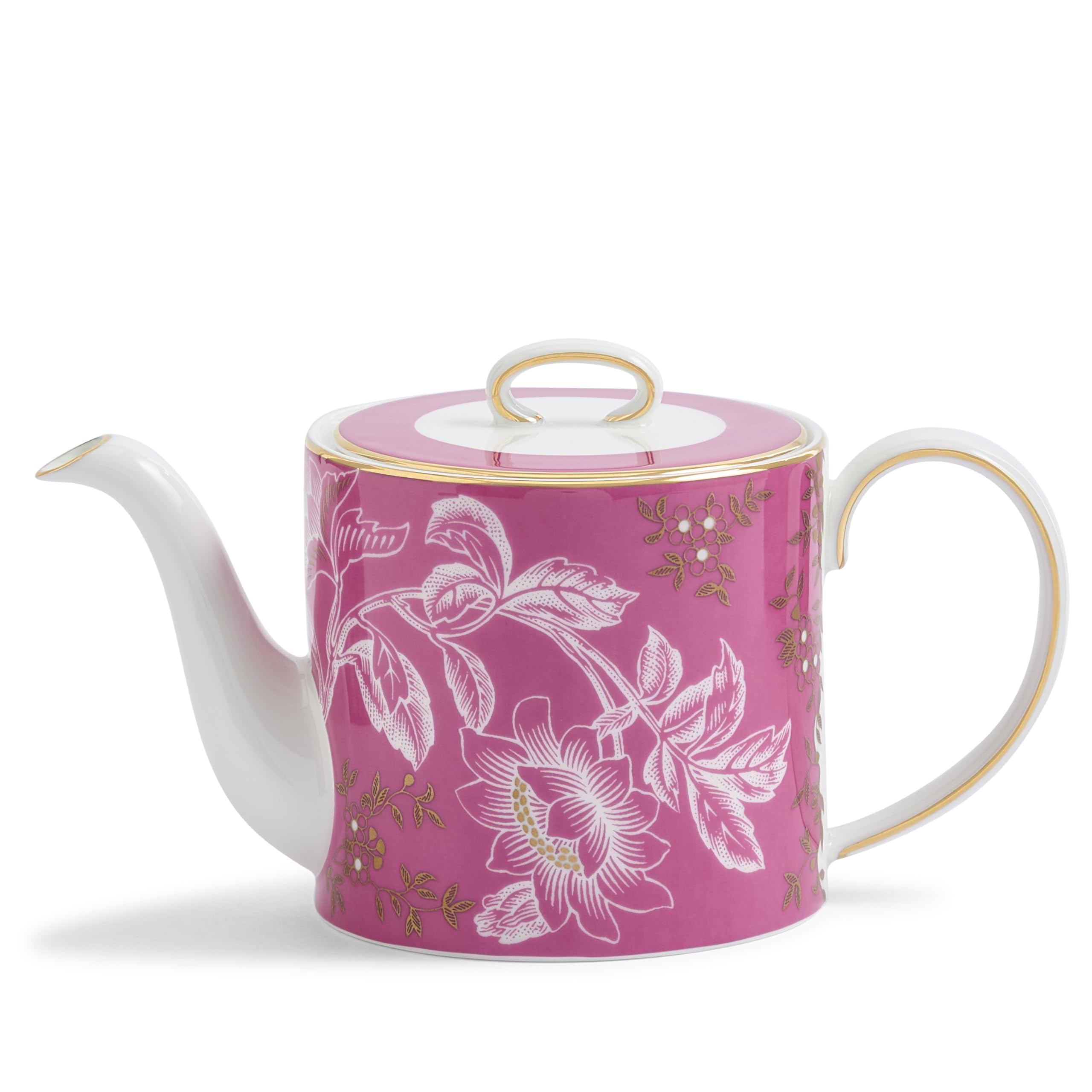 

[Officially Imported] Wedgwood Wanderlust Tonkin Teapot, Approx. 450ml, Pink, Wedding Gift, Product Number 1078224