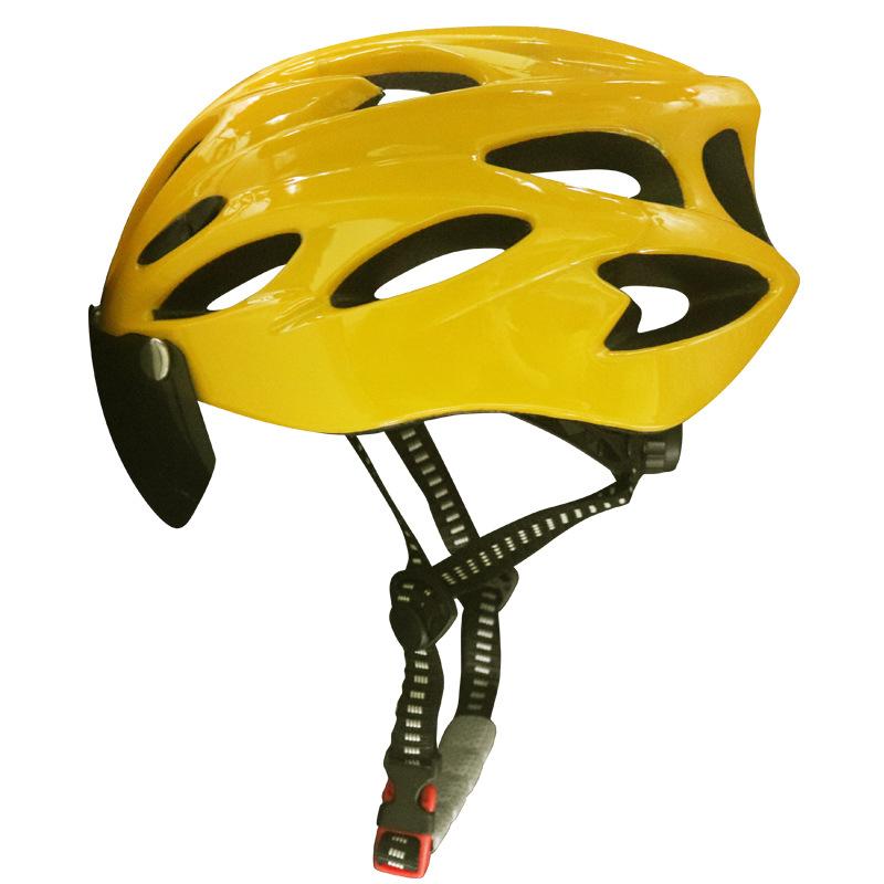 Mountainbikehelm mit integrierter Brille Fahrhelm Rennradhelm für Damen und Herren