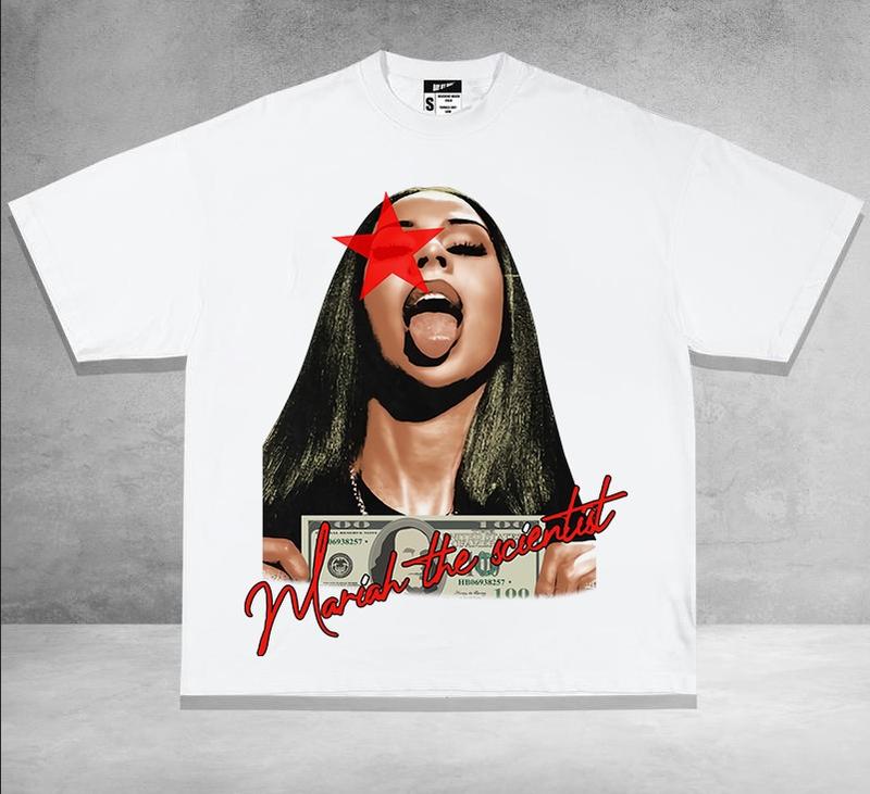 

Mariahh The Scientistt Star Red Unisex T-shirt, Music Graphic Unisex T-shirt XXL
