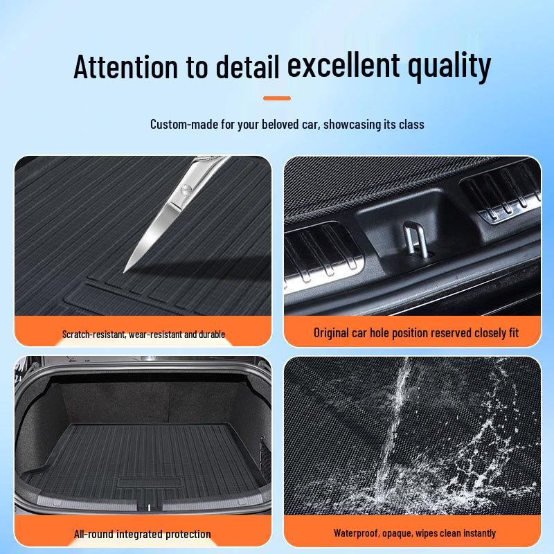 NIO ET5 Trunk Mat Accessory: 2025 Model TPE Interior Tail Box Protector