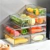 Stackable Food Drawer Organizer Large Capacity Cosmetic Display Case  Fruit
