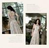Spring/Summer 2026 Women's Floral Tie-Up Dress: Elegant, Sweet Niche Style, Two-Piece Skirt