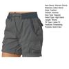 Women Shorts High Waist Adjustable Drawstring Cargo Shorts with Pockets Solid Color Summer Casual Shorts Daily Wear