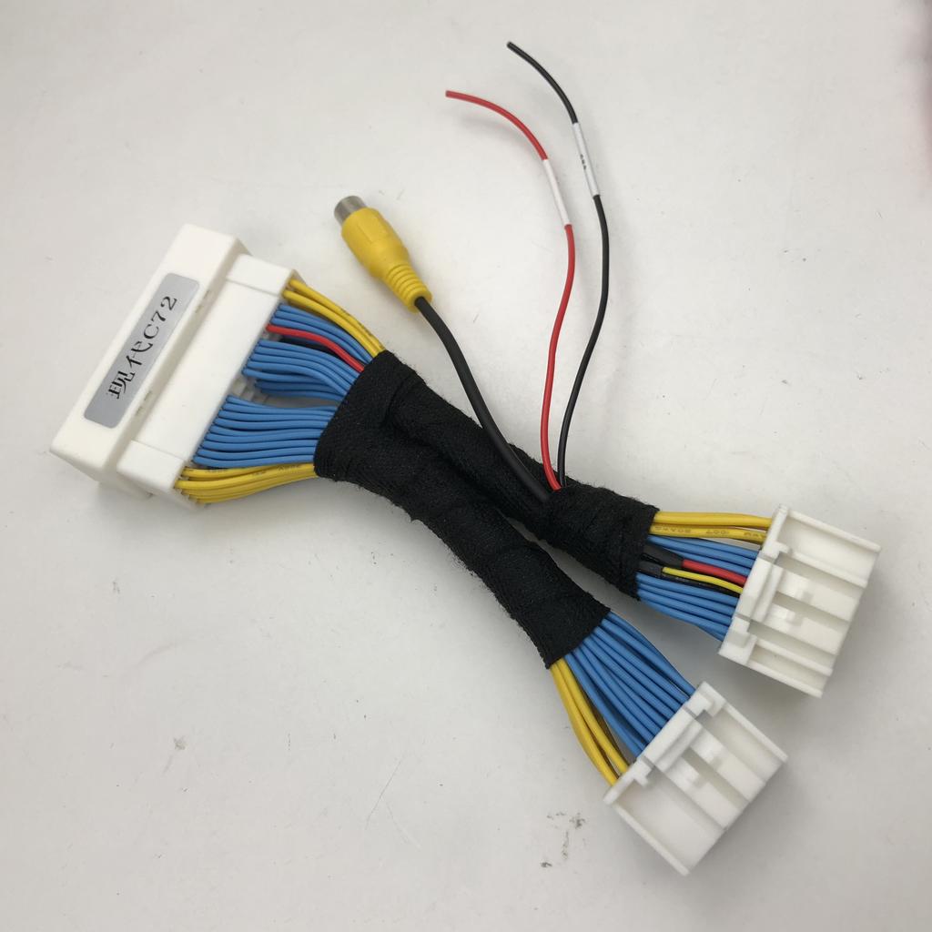 JIAYITIAN Rear View Camera Input Harness Cable For Hyundai Elantra 2017 2018 2019 RCA Video Plug Adapter Cable Kit factory radio