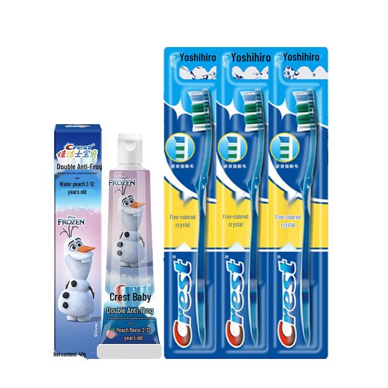 

Детская зубная паста против кариеса и набор зубных щеток