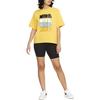 Nike x Atmos Pink WMNS NSW CIRCA Drop Shoulder Sleeve T Shirt Women's Yellow DQ5037-709