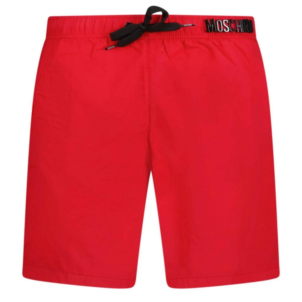 Moschino Mens Metal Logo Swim Shorts