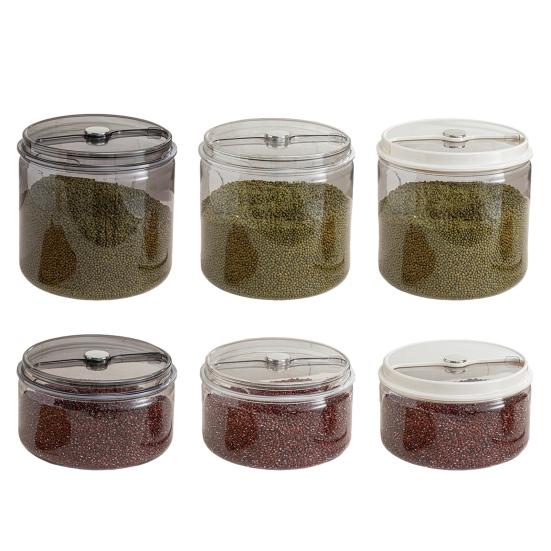 Rice Bucket Transparent Visual Panel Large Capacity Sealing Moisture-Proof Food-Grade Plastic Storage Container