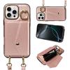 Compatible with iPhone 16 Pro Accordion Phone Case, Apple 15 Crossbody Phone Case, iPhone 14 Protective Case
