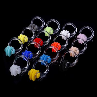 2Pcs Silicone Swimming Watertight Nose Clip Swim Fitness Pool Pc Nasal Splint