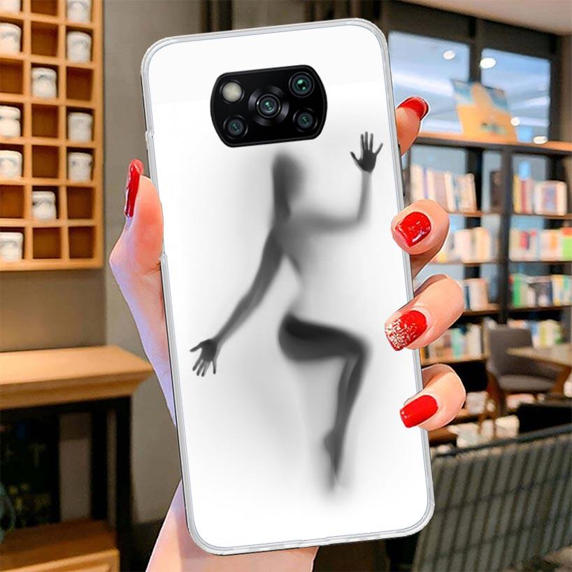 Woman Silhouettes Sexy Lady Girl Cover Phone Case For Xiaomi Poco F7 Ultra X7 X6 X5 Pro M7 Redmi 15C 15 13C 13 12C 12 10C 10 9A