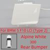 Auto Rear Bumper Tow Hook Eye Cover Lid For BMW 5 F10 Basic Line Modern / Luxury Line 525 528 530 535 LCI 2013-2017 Hauling Cap
