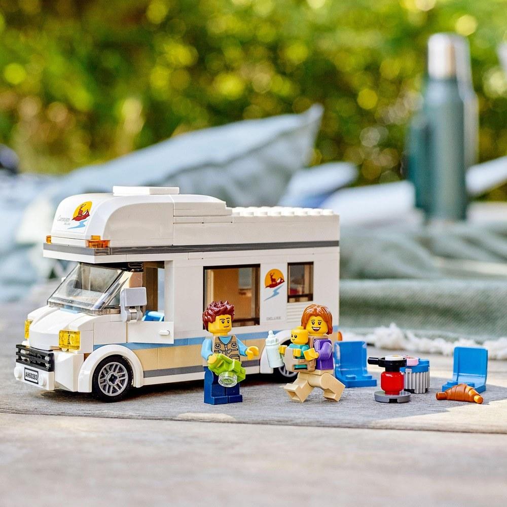 LEGO City Holiday Camper Toy Playset 60283 Building Blocks Gift for Boys and Girls Ages 5-8 Imaginative Play Christmas Birthday