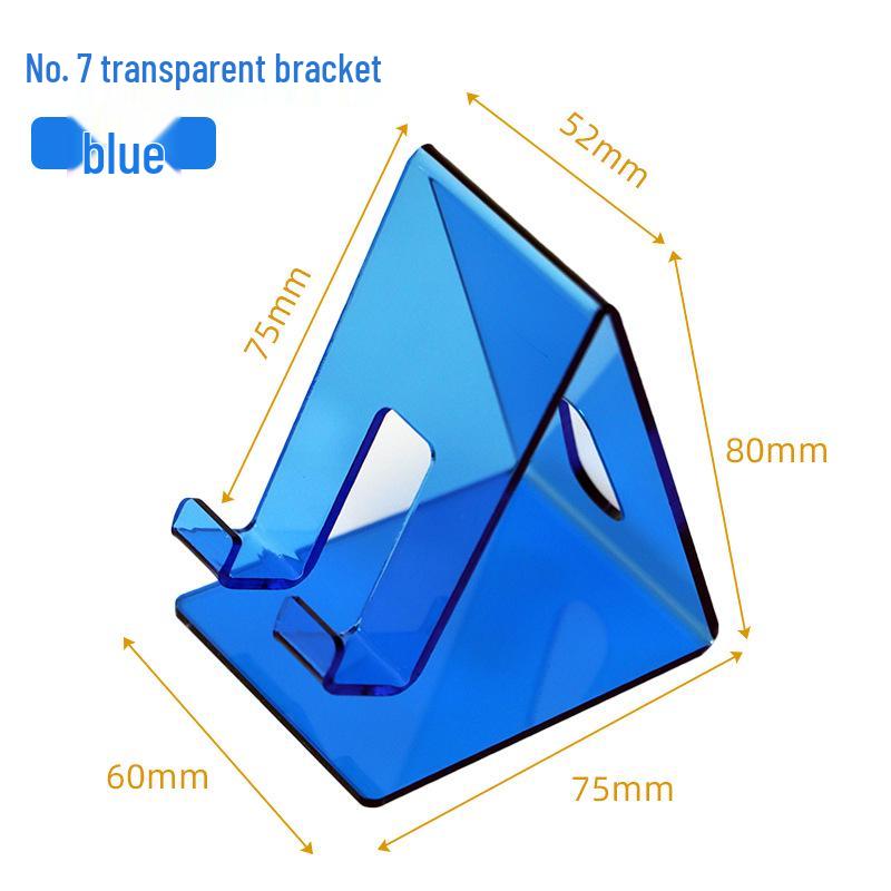 Akrylowy Stojak na Telefon - Kreatywny Wystrój Akademika Przezroczysty Wyświetlacz
