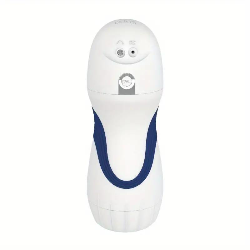 Men's Automatic Masturbation Cup Men's Masturbation 10 Frequency Vibration 7 Frequency Absorption 3 Tones One Click Burst TPE+ABS Material