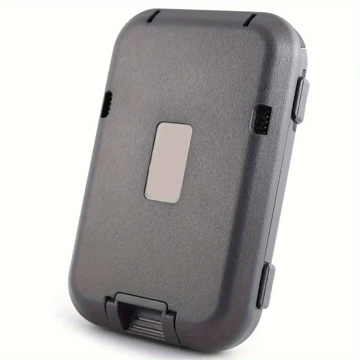 

Минималистский пластиковый кошелек Block, мужской, ультратонкий, алюминиевый, с карманом на клипсе, держателем для кредитных карт, кошельки для мужчин темно-серого