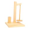 Crochet Yarn Holder   Wood Rotating Yarn   Holder   with Phone Stand for Home