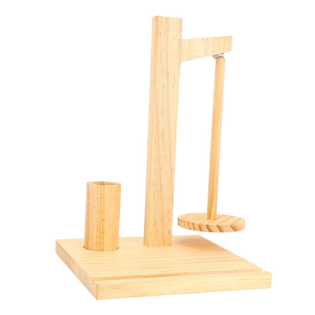 Crochet Yarn Holder   Wood Rotating Yarn   Holder   with Phone Stand for Home