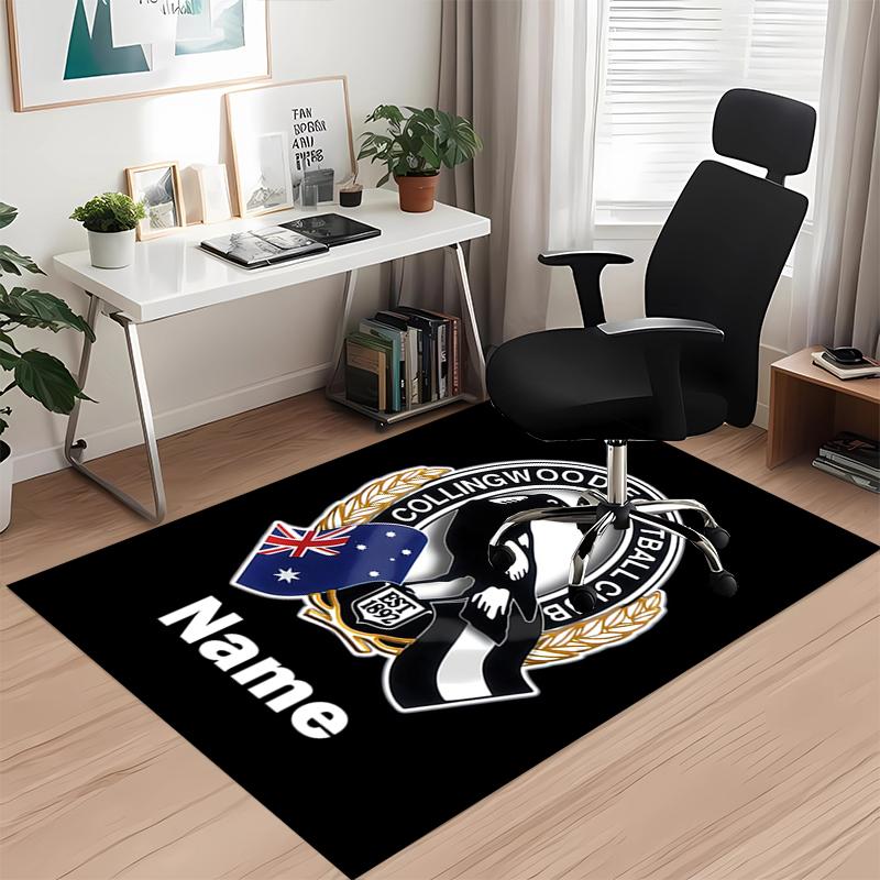 Custom Name AFL Printed Carpet, for Office Chair Living Room Bedroom Kitchen Room Decor Gifts.