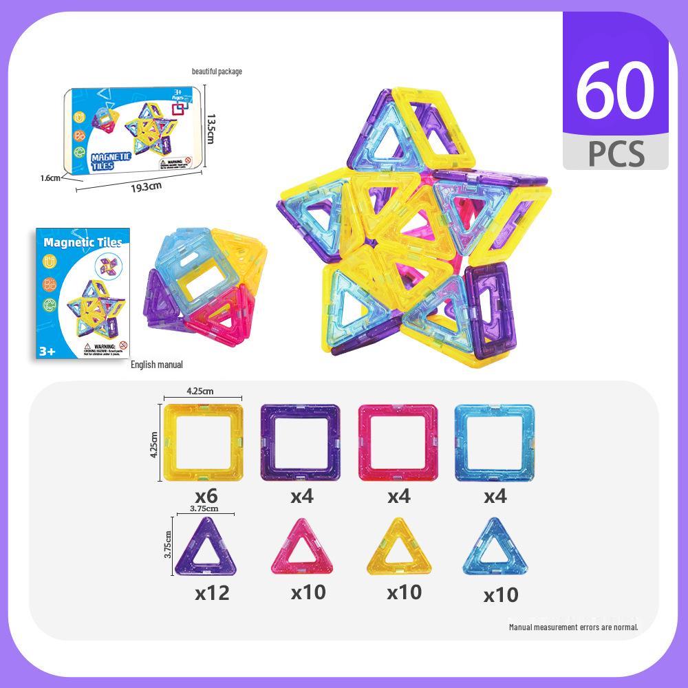 Mini Magnetic Building Blocks - Cross-border Portable Educational Toy for Kids