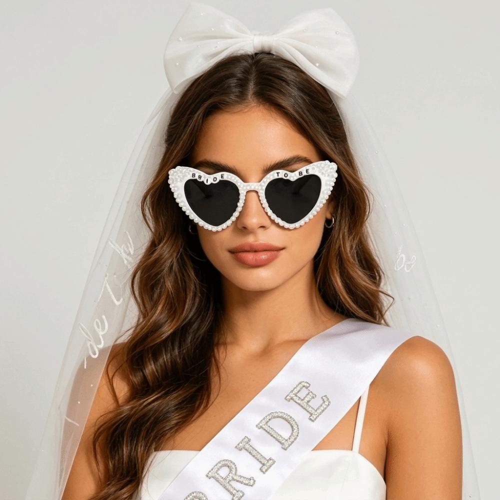 Elegant Bridal Veil Simple Wedding Headdress Clothes Match Bride Bow Hair Veil Bridal Events