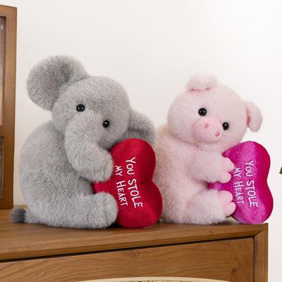 Cute Stealing Pig Pig Doll Ragdoll Elephant Plush Toy Ins Cute Girl Pig Doll Birthday Gift