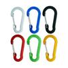 12PC Colored Carabiner Clip Set Tourist Small Hooks Outdoor Fishing Camping Cycling Hiking Multi Tool Keychain Buckle Karabiners