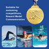5cm Diameter Swimming Competition Medal Zinc Alloy Sports Award  Activity Contest