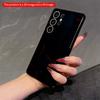 2DFlat Samsung phone case Dark Geometric Cracks with Red Glow Applicable to Galaxy S22 S23 S24 S25ULTRA S26 A12 A13 A14 A15 A16