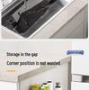 Magnetic Storage Rack for Kitchen Refrigerator - Punch-Free Enamel Board and Fresh-Keeping Film Holder