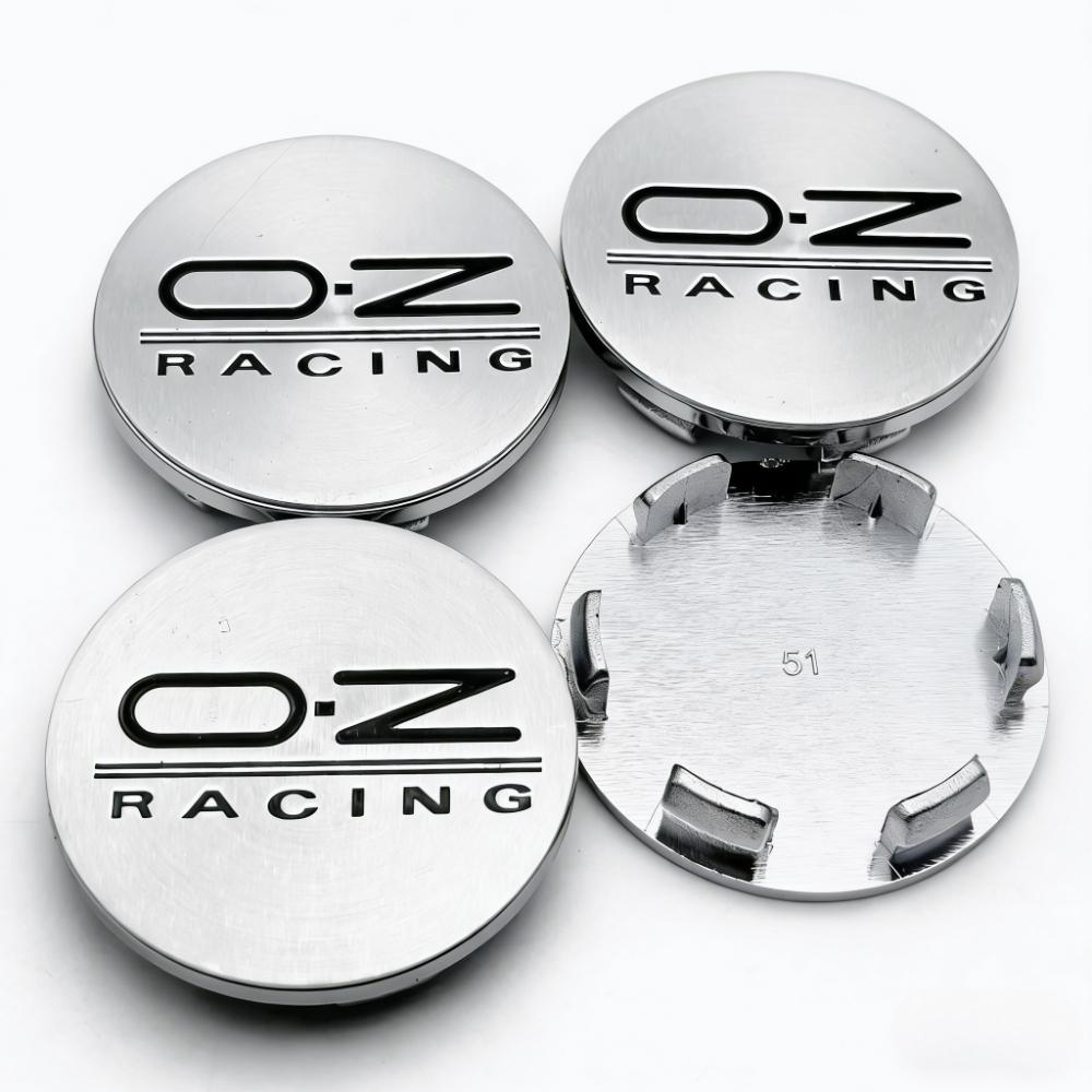 4pcs 51mm 46mm OZ O.Z Racing Logo Emblem Car Wheel Center Caps Rim Hub Center Dust Cover Wheel Hubcaps Replace Car Accessrories