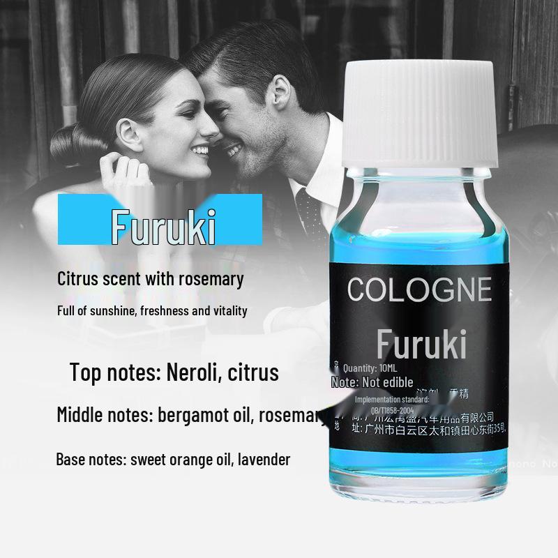 Car Rearview Mirror Aromatherapy Pendant - 8ml Glass Perfume Bottle for Interior Decoration