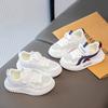 Boys' little white shoes 2025 summer new girls' mesh breathable casual shoes children's sports shoes soft-soled running shoes