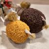 Lifelike Mammoth Mammonteus Brown Elephant Soft Plush Toy Emulational Animal Doll Stand for Boys And Girls Birthday Xmas Gift