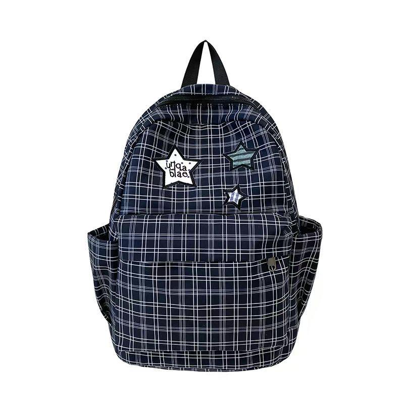 Schoolbag Summer New Casual Fashion Double Backpack Large Capacity Girl Student Campus School Bag Junior High School Travel Backpack